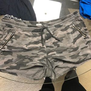 Grey Camo Shorts